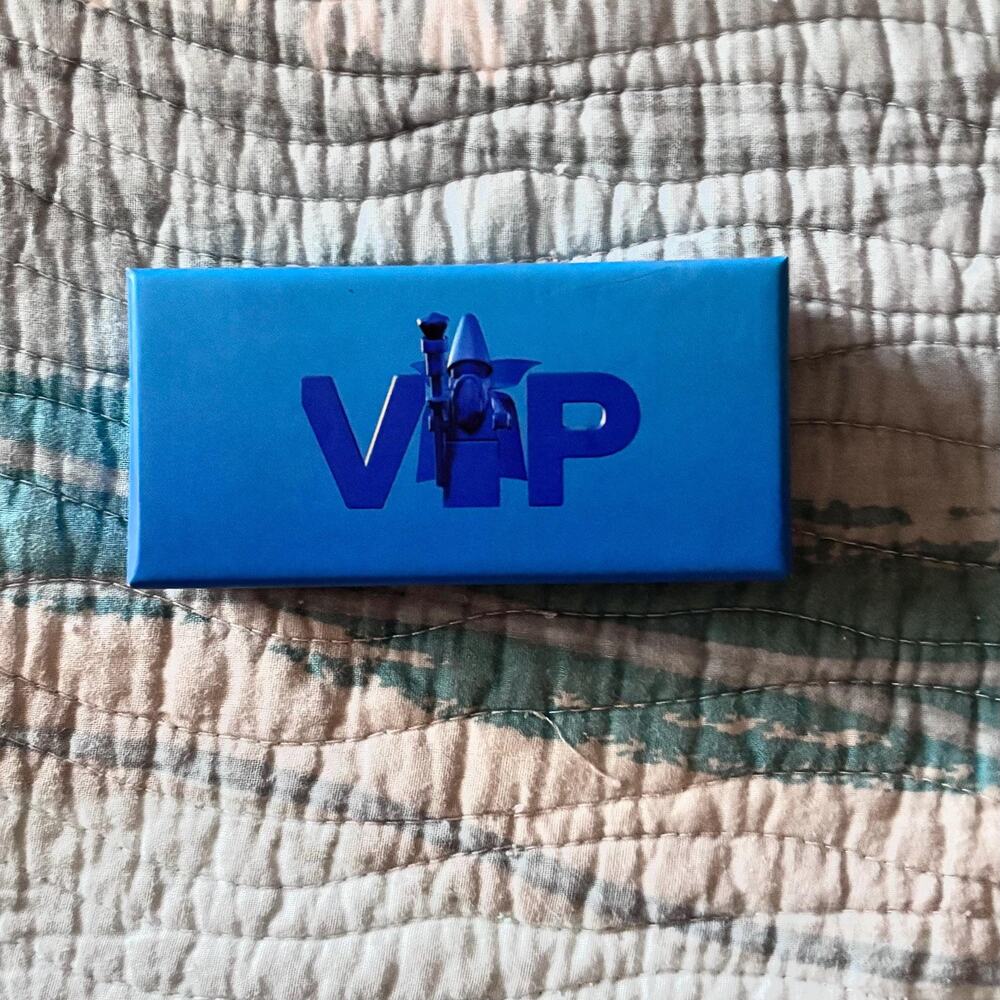 LEGO VIP Metal Keychain • Chrome 2x4 Brick • Boxed NOS • Retired Promo